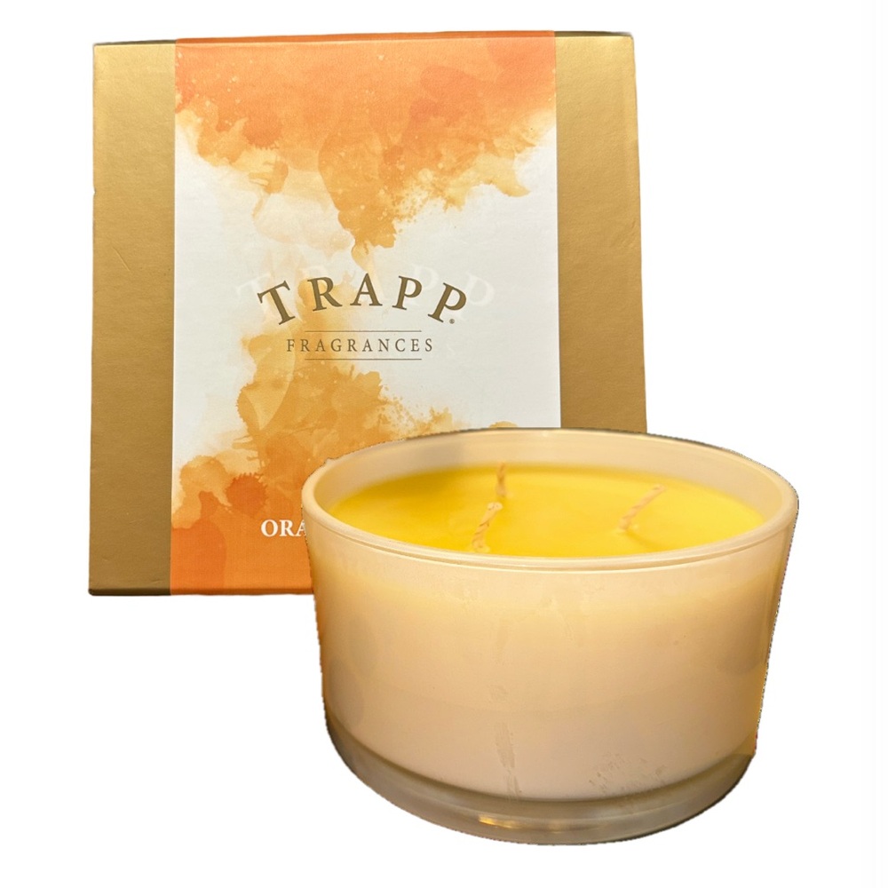 Trapp Fragrances - Orange Vanilla No.4 16oz 3-Wick Candle - NWOT
